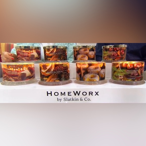 Candle by HomeWorx ~ Holiday Hostess Gift 🎁 Four Wick Luxury Scented Candle - Picture 9 of 11
